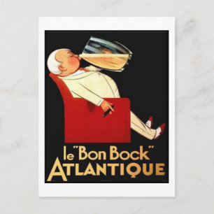 Cartão Postal le Bon Bock Atlantique