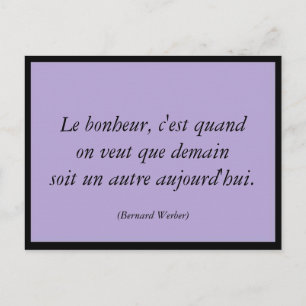 Cartão Postal Le bonheur