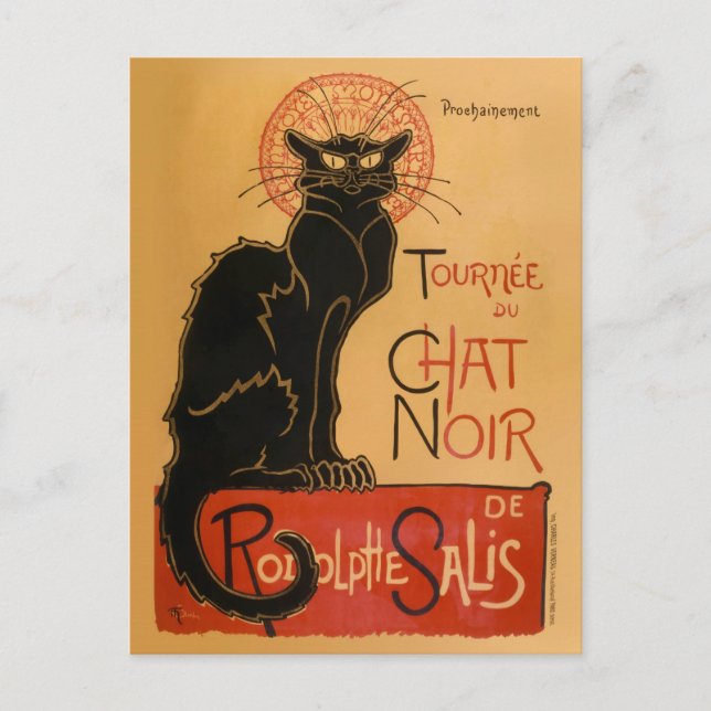 Cartão Postal Le Chat Noir (Frente)