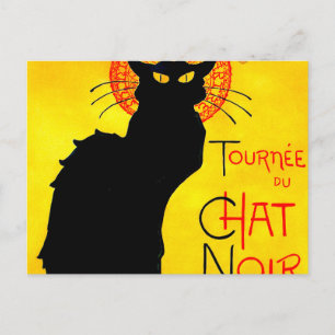 Cartão Postal Le Chat Noir Vintage