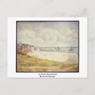 Cartão Postal Le Crotoy Downstream Por Seurat Georges