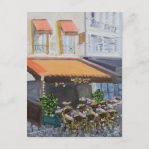 Cartão Postal Le Grand Cafe: Fontainebleau, França