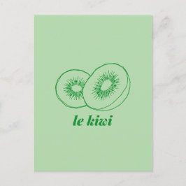 Cartão Postal le kiwi