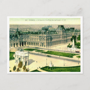 Cartão Postal Le Louvre, Paris, France Vintage