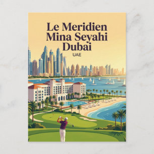 Cartão Postal Le Meridien Mina Seyahi Beach Resort & Waterpark G