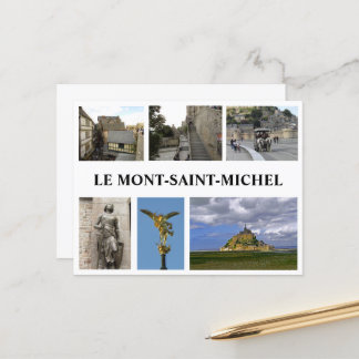 Cartão Postal Le Mont Santo Michael, França