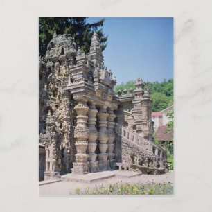 Cartão Postal Le Palais Ideal, construído entre 1879 e 1912