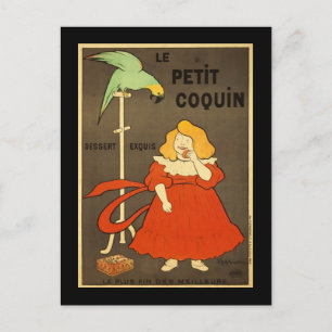 Cartão Postal Le Petit Coquin por Cappiello Anúncio Antigo