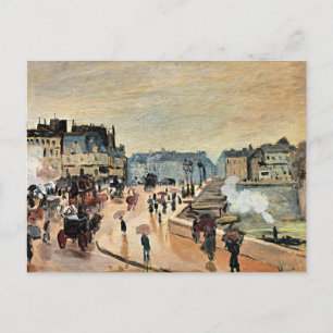 Cartão Postal Le Pont Neuf por Claude Monet