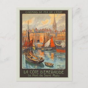 Cartão Postal Le Port de Santo-Malo