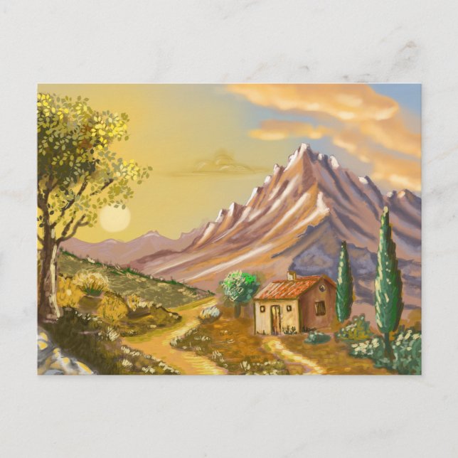 Cartão Postal Le sentier du cabanon  (Frente)