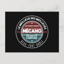 Cartão Postal Le véritable mécano parfait