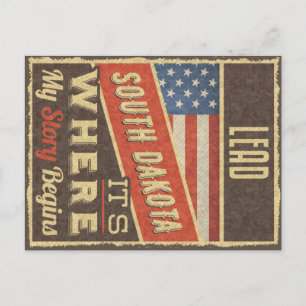 Cartão Postal Lead Dakota do Sul