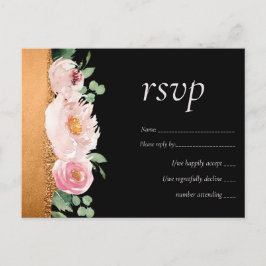 Cartão Postal LeahG Orçamento Rosa Glamour Menina Casamento