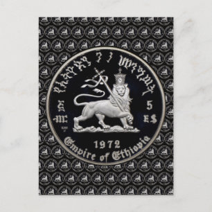 Cartão Postal Leão de Judah - Jah Rastafari - Cartão-postal