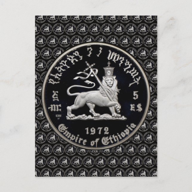 Cartão Postal Leão de Judah - Jah Rastafari - Cartão-postal (Frente)