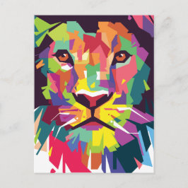 Cartão Postal Leão de Judah - Leão - Rastafari - Cartão-postal