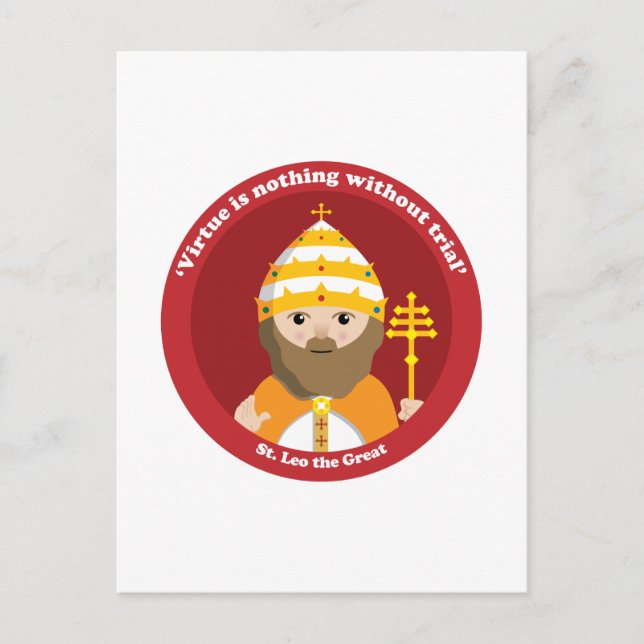 Cartão Postal Leão, o Excelente (Frente)