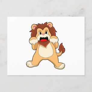 Cartão Postal Leão Rugindo.PNG