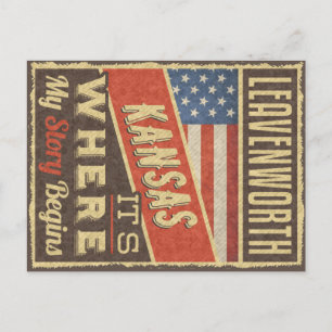 Cartão Postal Leavenworth Kansas