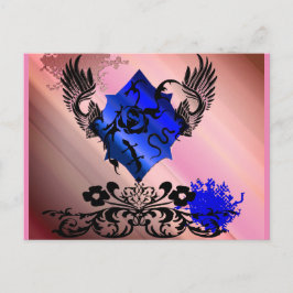 Cartão Postal LeBeau no rosa