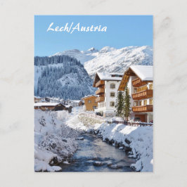 Cartão Postal Lech na Áustria - Cartão-postal