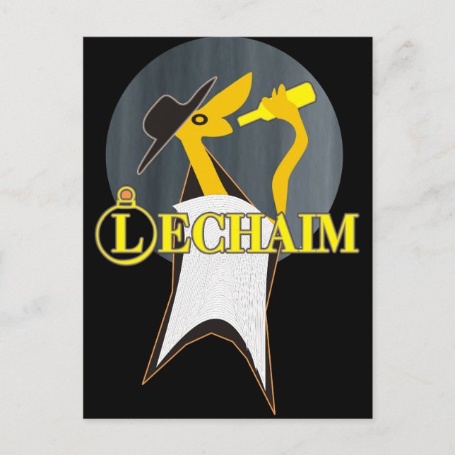 Cartão Postal Lechaim (Frente)
