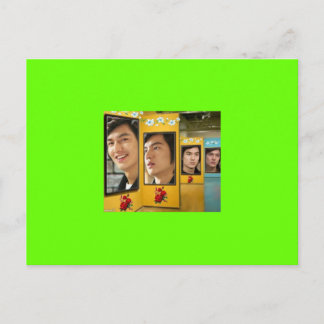 Cartão Postal lee min ho fans para sempre