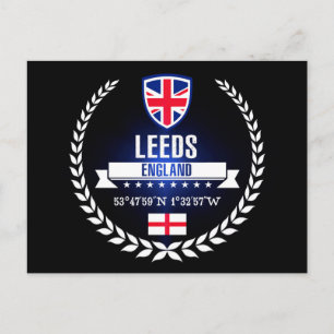 Cartão Postal Leeds