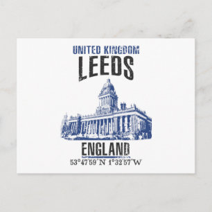 Cartão Postal Leeds