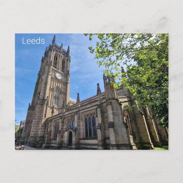 Cartão Postal Leeds Minster (Frente)