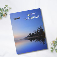 Legal avião e foto de lago,Diversão de aniversário