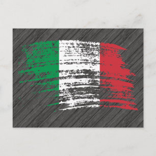 Cartão Postal Legal bandeira italiana design