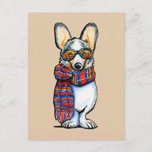 Cartão Postal Legal Corgi