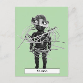 Cartão postal legal de Boneca de Arte