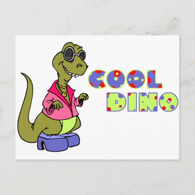 Cartão Postal Legal Dino (Frente)