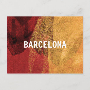Cartão Postal Legal Inspiração do Design moderno de Barcelona