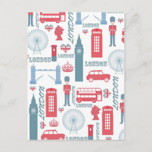 Cartão Postal Legal padrão de ilustrações da Trendy Vintage L