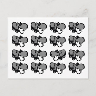 Cartão postal - Legal Summertime Hippo - Nilpferd