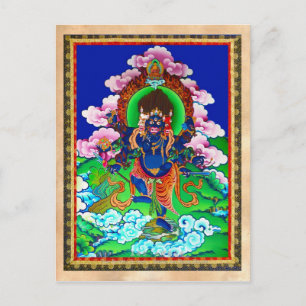 Cartão Postal Legal tatuagem oriental tibetana thangka Ucchusma