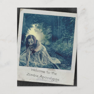 Cartão Postal Legal Zombie Girl