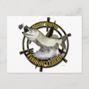 Cartão Postal Legenda Musky Hunter