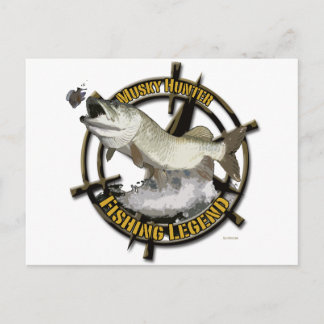 Cartão Postal Legenda Musky Hunter