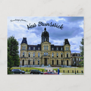 Cartão Postal Legislatura de New Brunswick Fredericton NB