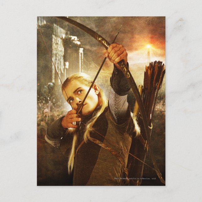Cartão Postal LEGOLAS GREENLEAF™ em ação (Frente)