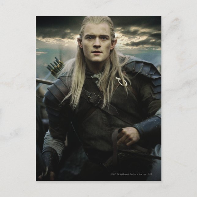Cartão Postal LEGOLAS GREENLEAF™ Em Batalha (Frente)