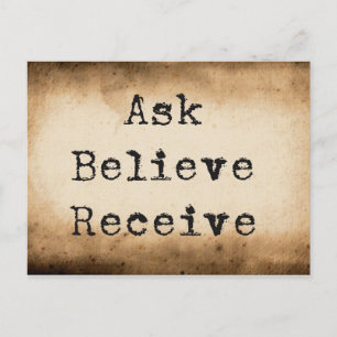 Cartão Postal Lei da Atração Manifestando Abundância