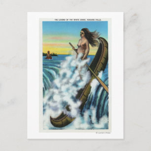 Cartão Postal Lei da Lenda da Canoa Branca