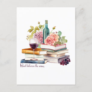 Cartão Postal Leia Entre os Vinhos