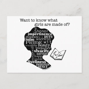 Cartão Postal Leia Jane Austen